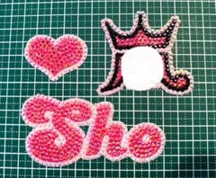 デコうちわ パーツ 3点セット