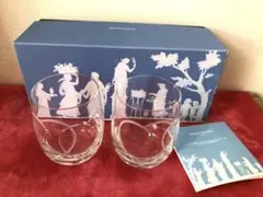 新品未使用❤️本日限定ウェッジウッドグラス　プロミストゥーハート　グラス2個セット