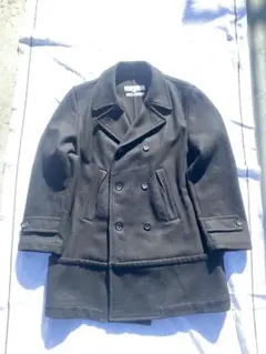 コムデギャルソンシャツ　90s 裾ドッキングダブルブレストコート フランス製