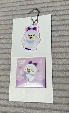 Nizoo cafe 缶バッジ アクリルキーホルダー マヤン