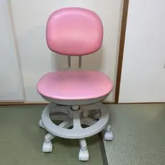 KOIZUMI★コイズミ★学習椅子★回転チェア★PVCレザー★ピンク