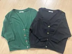 しまむら　TYTYCLAPPYドルマンスリーブカーディガン2色セット