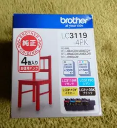 Brother LC3119-4PK インクカートリッジセット（大容量） - メルカリ