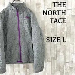 古着 THE NORTH FACE キルティングジャケット サイズL グレー