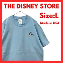 【美品】古着　USA製　ディズニー　ドナルドダック　Tシャツ　メンズ　L