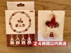 新品　リルリンリン　キーチェーン　赤色　ディズニークリスマス　２０２５