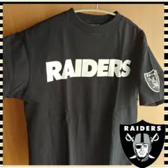 NFL レイダース 黒 半袖Tシャツ ビッグロゴ Ｍ メンズ レディースのサムネイル
