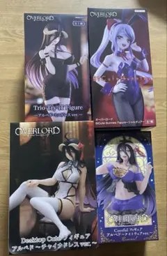 オーバーロード　アルベド　シャルティア　4個セット