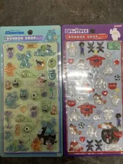 【正規品】ボンボンドロップシールディズニー第二弾モンスターズインクベイマックス