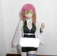 全頭面 三月七 衣装付 着ぐるみ マスク コスプレ 鍵つき kigurumi