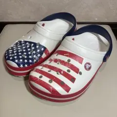 Crocs クロックス、アメリカ国旗、23センチのサムネイル