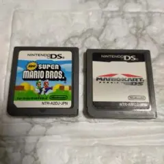 スーパーマリオブラザーズ マリオカート ２点 DS DSlite 任天堂 ソフト