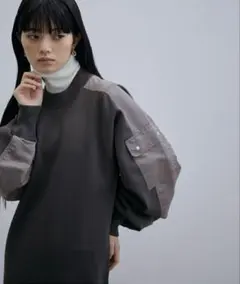 新品　アダムエロペ　ロングワンピース