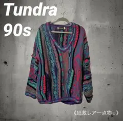 【定価¥42500】TUNDRA 3Dニット クレイジーパターン COOGI