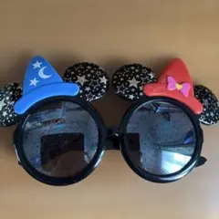 ミッキー ミニー 耳付きサングラス