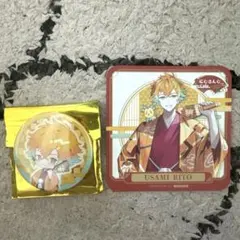 にじさんじcafe 宇佐美リト　缶バッチ　コースター