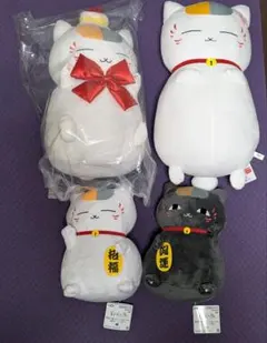 【匿名発送】夏目友人帳 ニャンコ先生 ぬいぐるみ 4点まとめ売り