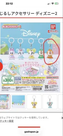 Disney◆めじるしアクセサリー2◆デール◆ディズニー◆