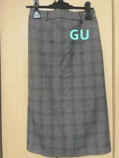 【SALE】GU チェック柄 タイトスカート Mサイズ