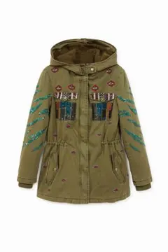♥新品未使用♥Desigual 刺繍＆メッセージ入りレディース モッズジャケット 2026年最新】Desigual レディース モッズコートの人気アイテム - メルカリ