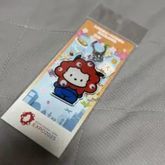 万博 サンリオ なりきりアクリルキーホルダー ミャクミャク ポチャッコ