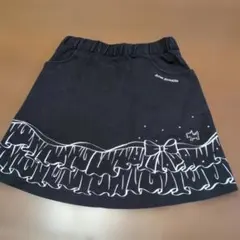 pom ponette スカート ブラック リボンのサムネイル