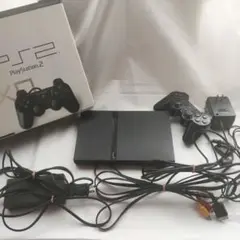【動作確認済み】PS2 本体 箱+説明書+中袋付き