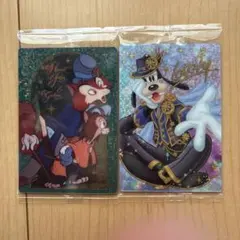 ディズニー ウエハース カード グーフィー 正直ジョン&ギデオン