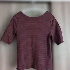 archives ボルドー ストライプ 半袖 Tシャツのサムネイル