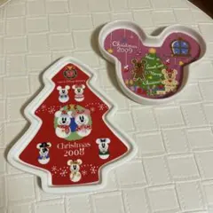 ディズニークリスマス　スーベニアプレートセット