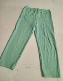 ユニクロ⭐︎ミントグリーン リブ編みレギンス⭐︎超美品