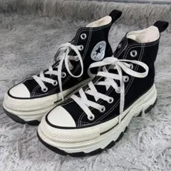 converse ALLSTAR REACT 2.0 厚底スニーカー 黒23.5