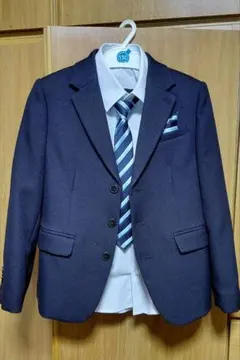 卒業.入学式スーツ上下ワイシャツネクタイ4点セット