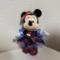 ミニーマウス ハロウィン　ぬいぐるみバッジ