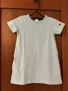 Champion キッズ 半袖 Tシャツ ワンピース ライトブルー 110cmのサムネイル