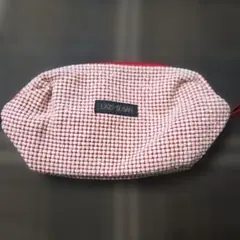 [美品]LAZY SUSAN ポーチ レッド ホワイトのサムネイル