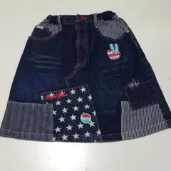 エンジェルブルー　160 デニムスカート新品同様