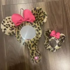 ディズニーヒョウ柄ミラーセット（大・小）