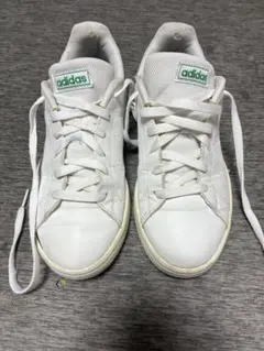 ✨24㎝✨adidas スニーカー ホワイト グリーン