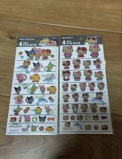 k*y様 4サイズステッカーセット　日焼けキティ　サンリオ
