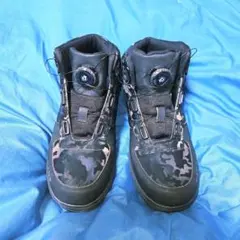 TULTEX　タルテックス　 迷彩　黒　ダイヤル式　安全靴　サイズ　25.5㎝