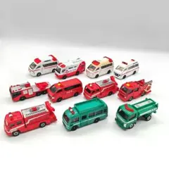 トミカ 11台セット 消防・救急・警察まとめ売り 廃盤/テコロジー/限定車両 他