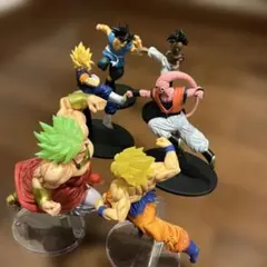ドラゴンボール フィギュア　6体セット　ブロリー　ベジット　孫悟空　魔人ブウ