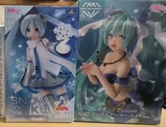 初音ミク 雪ミク マーメイドミク フィギュア 2点セット