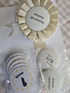 月齢ロゼット　ハンドメイド