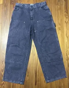 9090 ダークグレー カーゴパンツ デニム　NN 1409