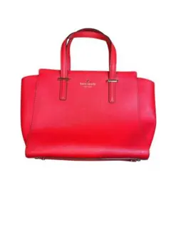kate spade 2WAY ハンドバッグ ショルダー付 レッド美品 保存袋有