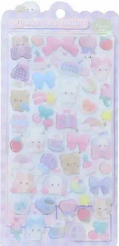 A*a様 【正規品】ふわふわドロップシール　動物　クーリア新品　匿名配送　送料無