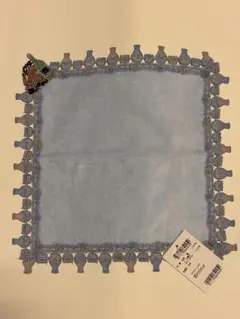 タオルハンカチ　お酒（アクアブルー）