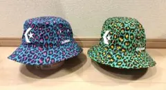 CONVERSE XLARGE コラボ　ヒョウ柄 キャップ 58cm 2個セットのサムネイル